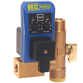 Teimed drain with integral bypass valve and screen